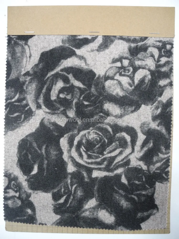 Woolen knitted fabric