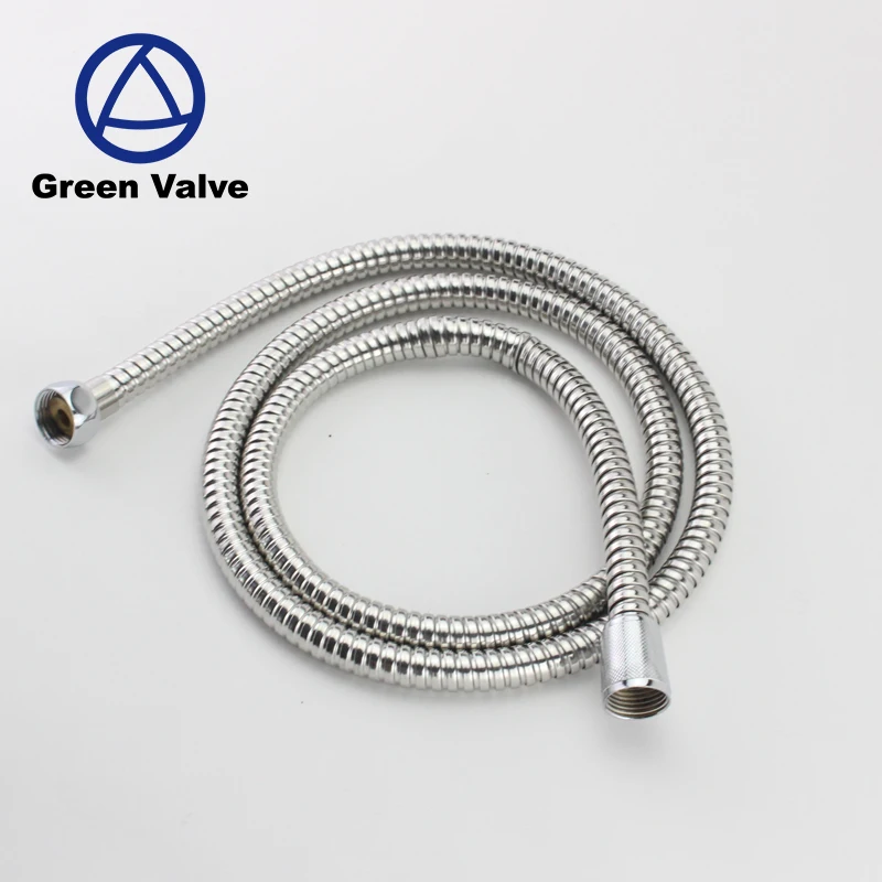 
Green-GutenTop Double Lock with Brass Nut stainless steel wire braiding toilet flexible shower hose 