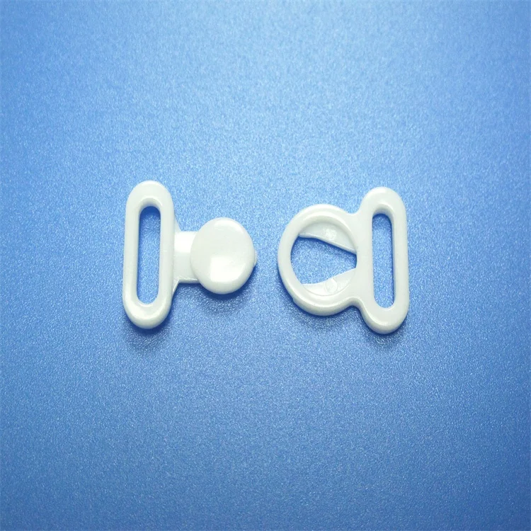 On Sale Wholesale different shaped Iron coated white hook and eye for bra With Good Product Quality