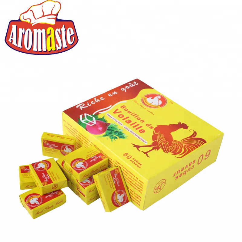 Лучшая цена, хороший вкус, Халяль, кубики для бульона курицы, китайская фабрика, халяльный кубик для приправ