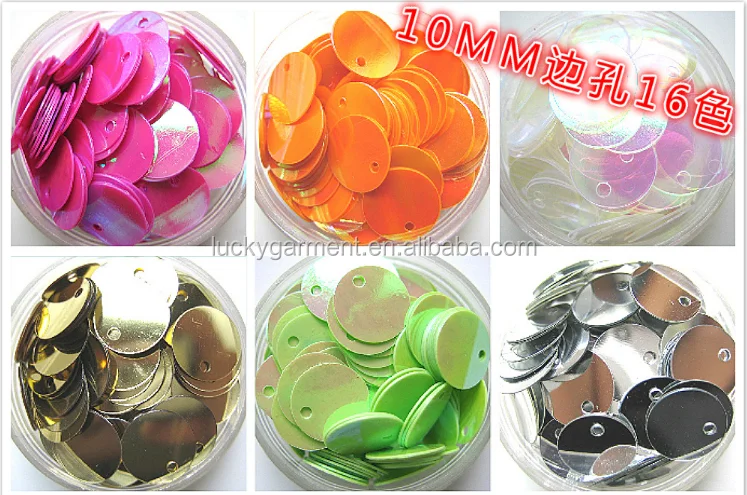 30 мм блестки с боковыми отверстиями для домашних животных большие блестки аппликации для DIY и одежды