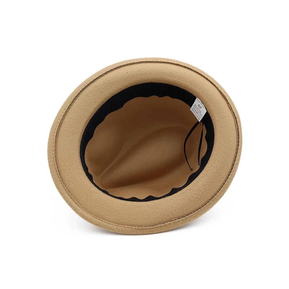 Cheap Fedora Classic Jazz hat With Black Ribbon stingy brim fedora hats