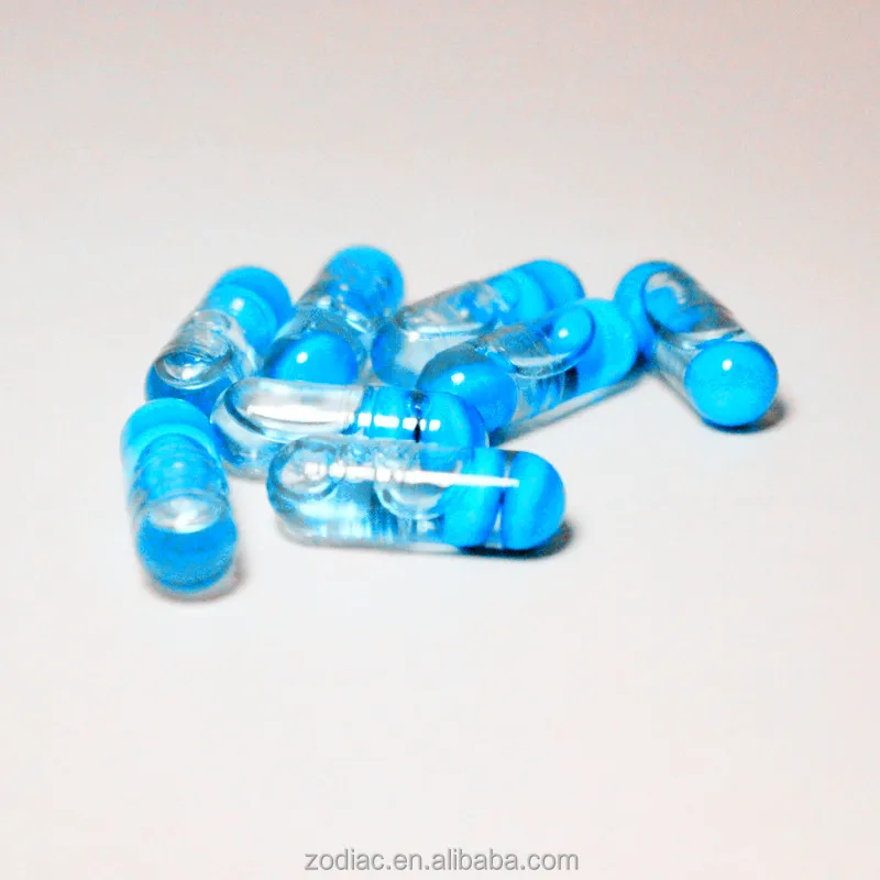 Clear or Coloured Premium Quick Dissolving Vegetable Empty Capsules Separated HPMC for Powder Filling