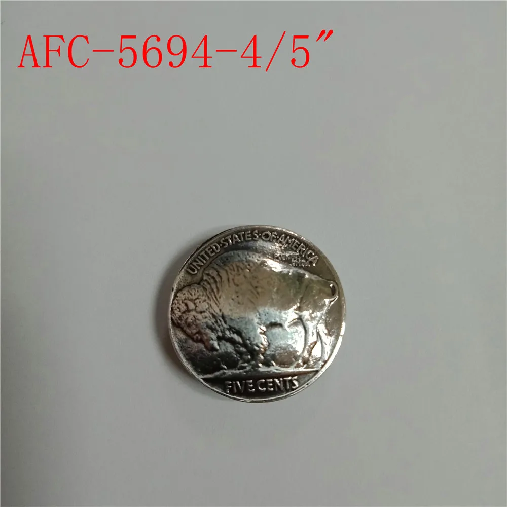 nickle buffalo coin conchos for wallet