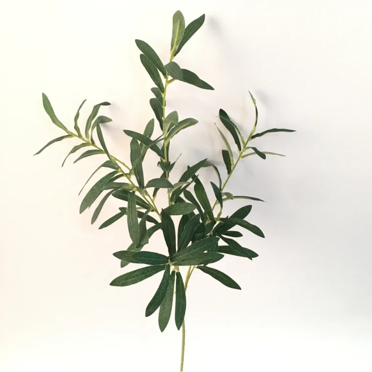FC1354 Lifelike olive beautiful home decor no berry artificial olive branch