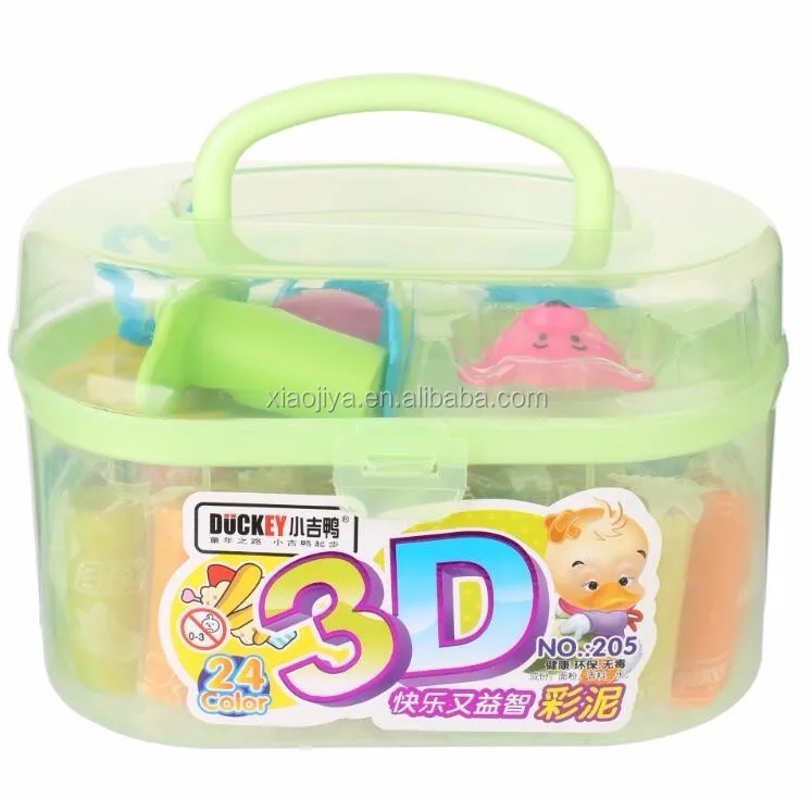 DUCKEY 24 COLOR HIGH QUALITY KIDS PLAY DOUGH SET FOR KIDS