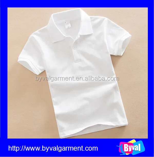 Синяя Детская рубашка-поло, оптовая продажа, 100% хлопок, дышащая детская рубашка-поло от китайского производителя рубашек