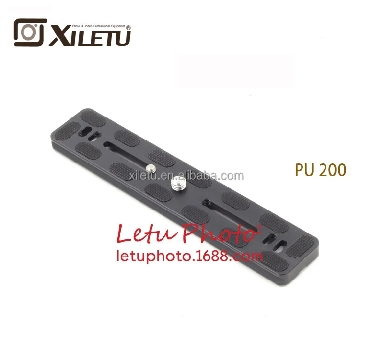 XILETU PU 200 Quick Release Plate QR Mounting Adapter Bracket Track Dolly Slider Focusing Focus Rail Slider & Clamp For DSLR