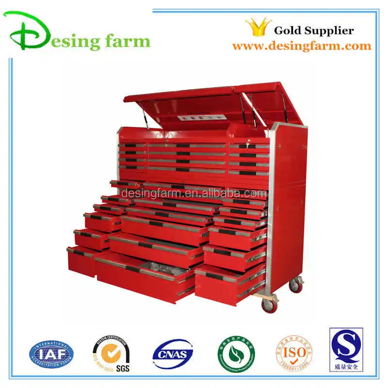 Heavy duty steel storage tool cabinet with wheel for sale