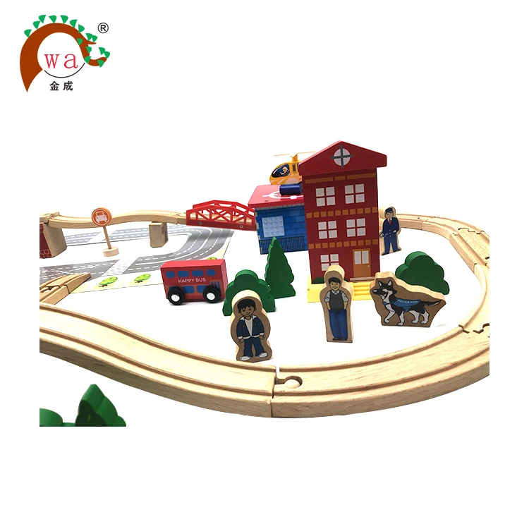 Wholesale wooden toys train set track,toy wooden