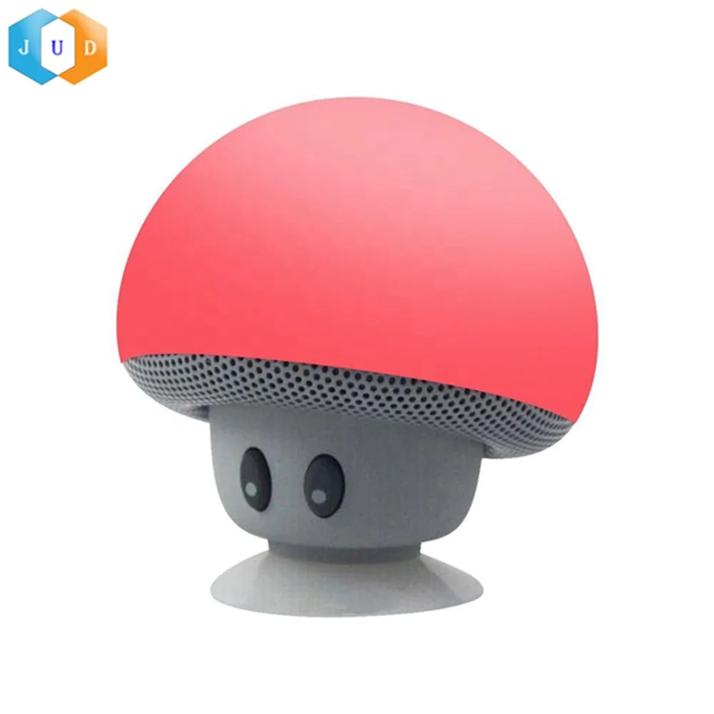
2019 Waterproof Suction Mini Mushroom Portable Gift Speaker Wireless Wireless Mushroom Outdoor Speaker Promotional Mini Speaker 