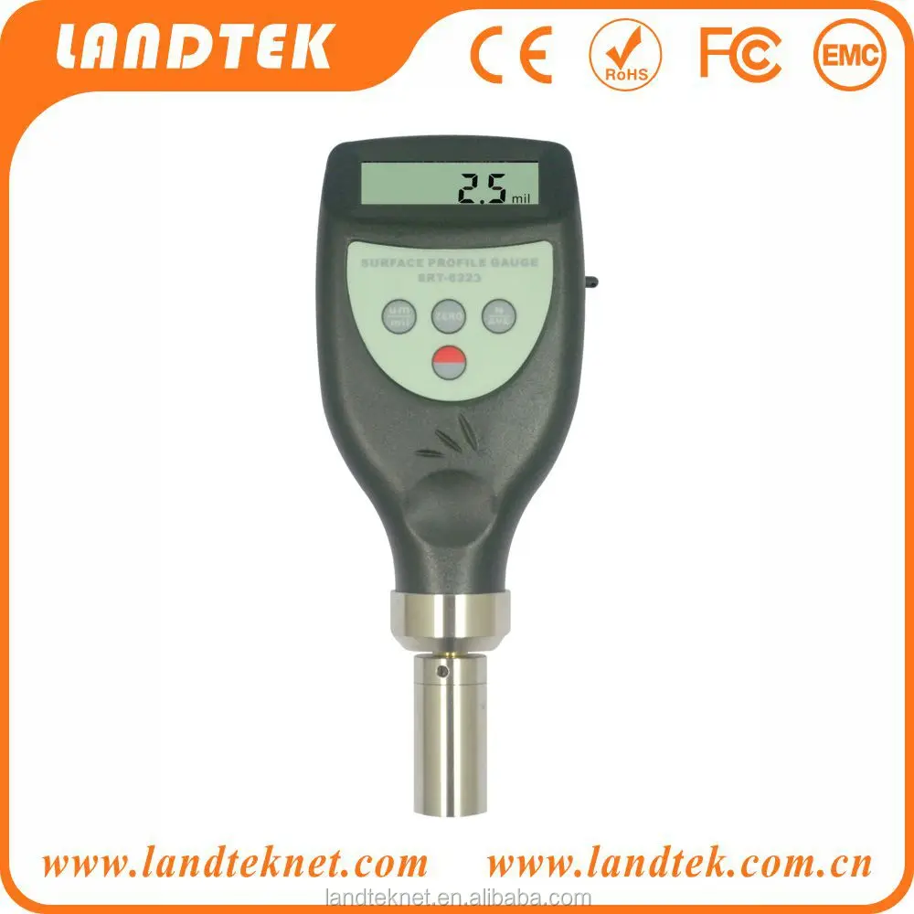 LANDTEK Digital Surface Roughness Tester Profilometer Profile Gauge SRT-6223