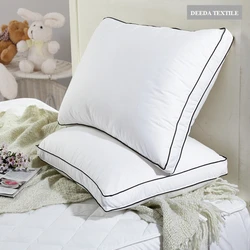 Deeda factory high quality siliconized microfiber hotel pillows