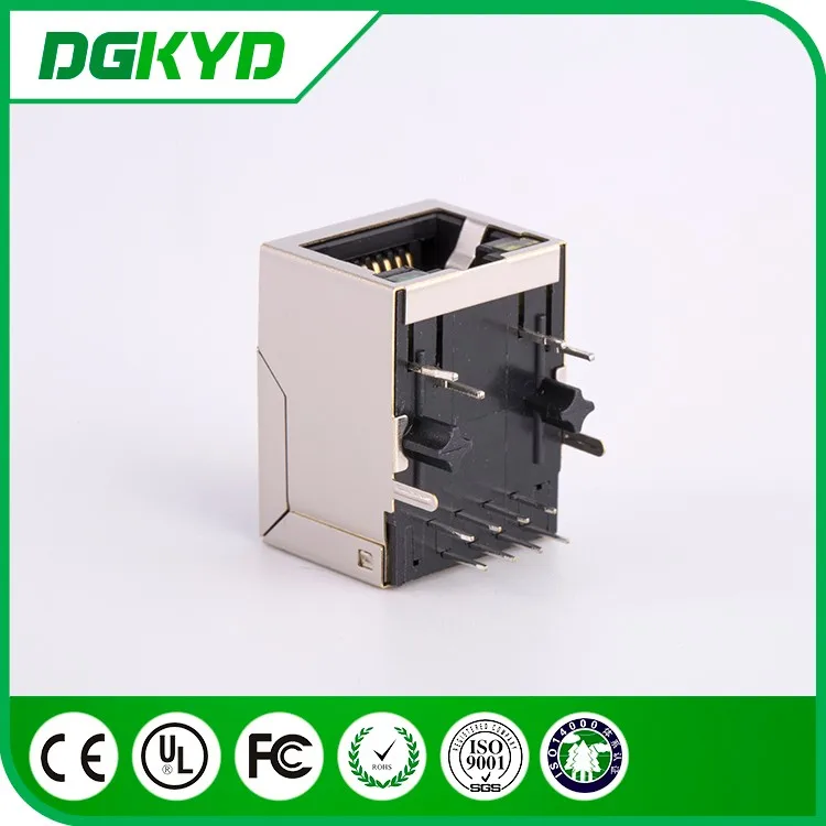 DGKYD KRJ-003ANL Однопортовый экран 8P8C с внутренним трансформатором 10/100 BASE-TX RJ45 Женский Разъем