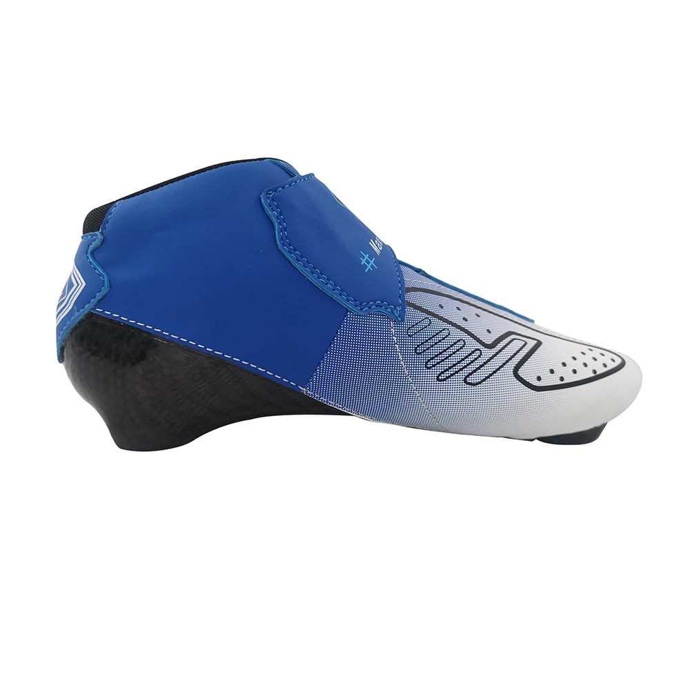 Professional new design hand made BOA system custom leather inline speed racing roller skate boots