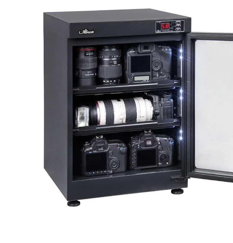 
65L electric dehumidifier photography equipment camera dry box storage cabinet 