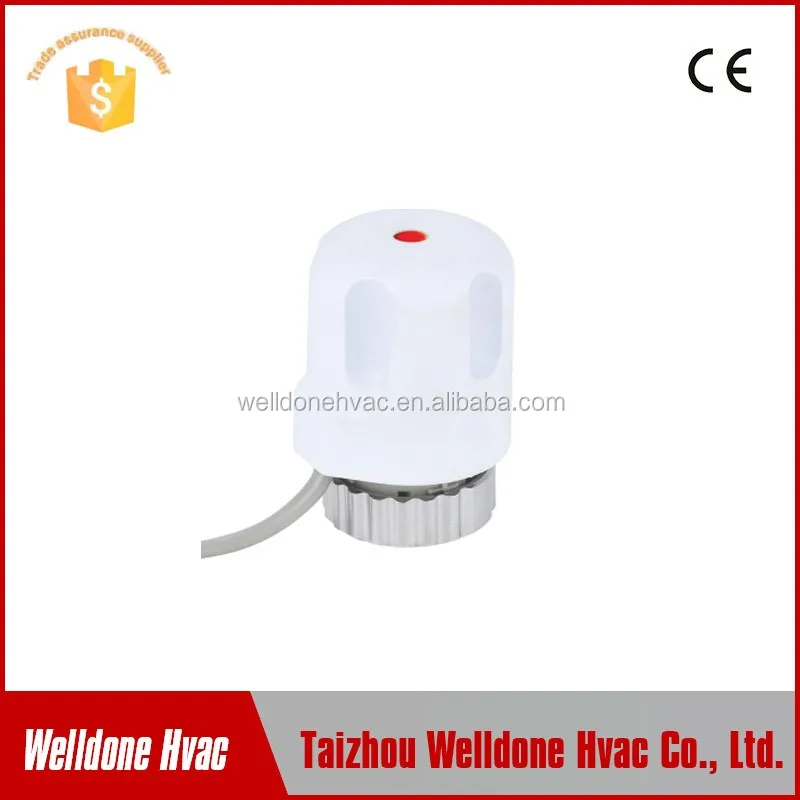 Underfloor Heating System IP54 M30*1.5 Electric Thermal Actuator valve head