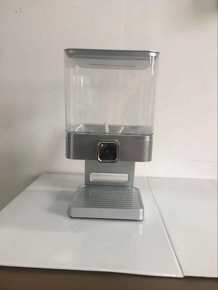 High quality bulk cereal dispenser wall mounted plastic cereal dispenser