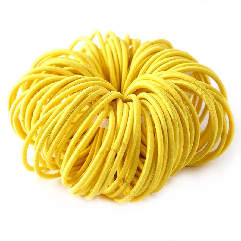 Wholesale Girls Kids Elastics Hair Ties Basic Style Seamless Ponytail Holders No Metal Bands Accessories
