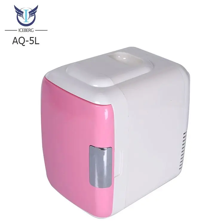 Wholesales 4L 12v custom portable cosmetic hot cold refrigerator mini car fridge