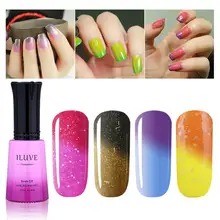 iLuve Temperature Color Changing Nail Polish Soak off gel uv led nail polish couleur luminous iridescent
