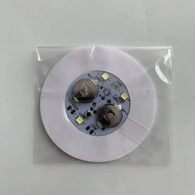 Stick Night Glow Led Bottle Light With Adhesive Sticker/Five colors led base glorifier