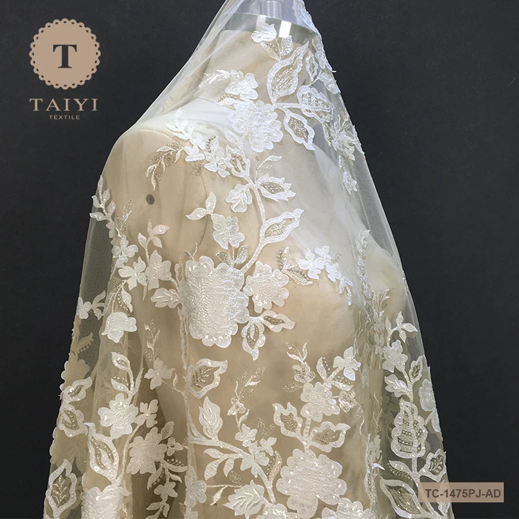 Top Quality New Design Lace Stretch Fabric Embroidery