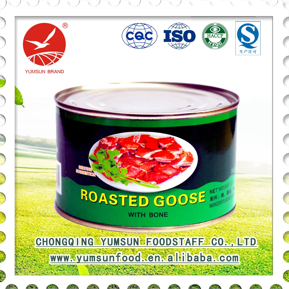
Canned Roasted goose food 