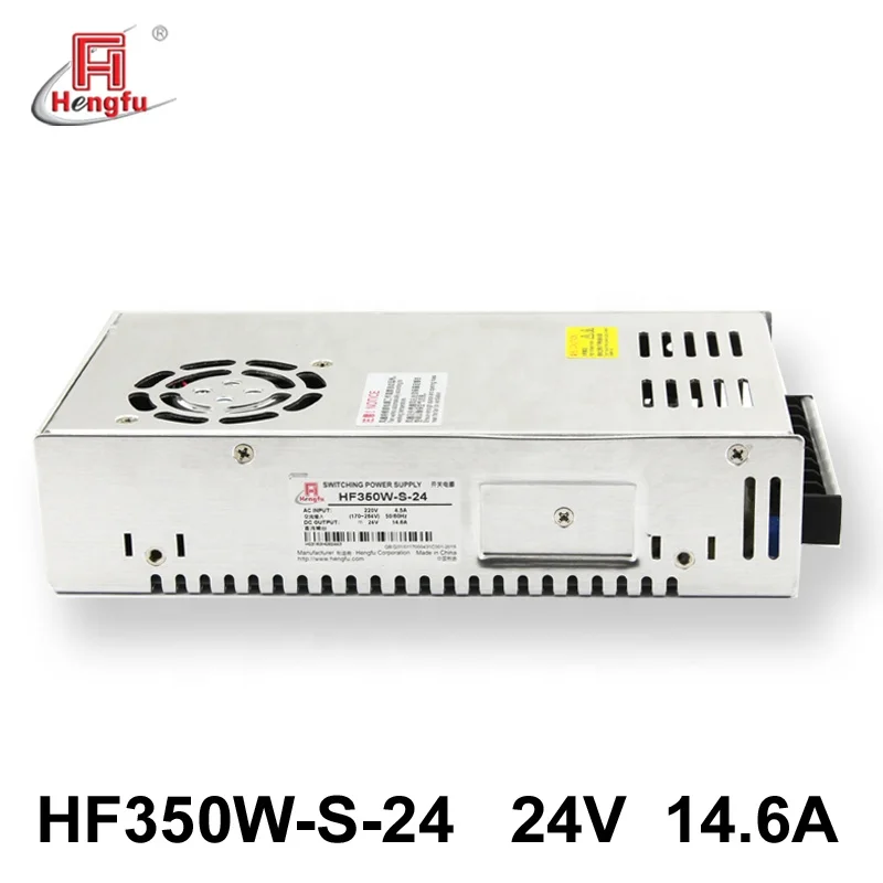 24V 14.6A Hengfu HF350W-S-24 SMPS single output AC DC switching power supply