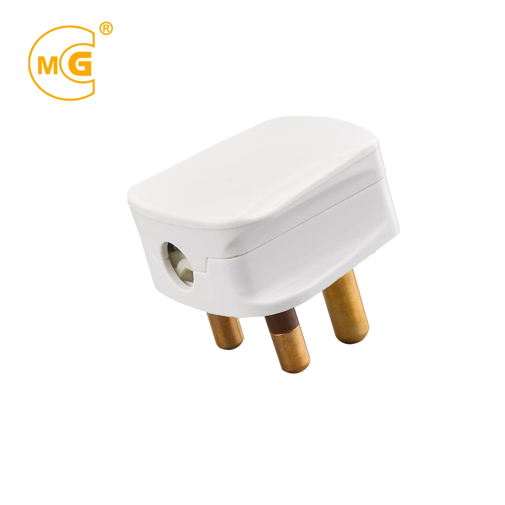 Bakelite british BS 220 volt electrical power 15 amp 3 pin top plug