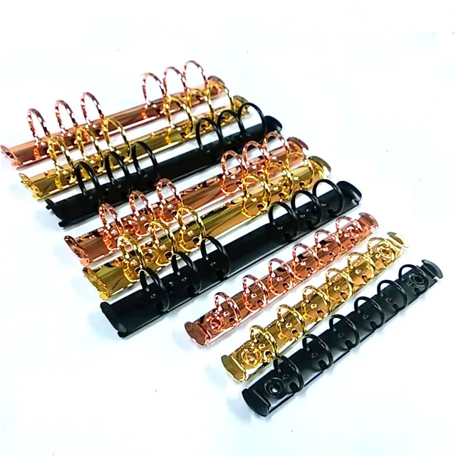 
High quality notebook clips photo album clips wholesale metal 6 ring binder mechanism 