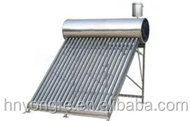 Non pressure solar water heater all stainless steel 150 liters house using bathroom with assistant tank