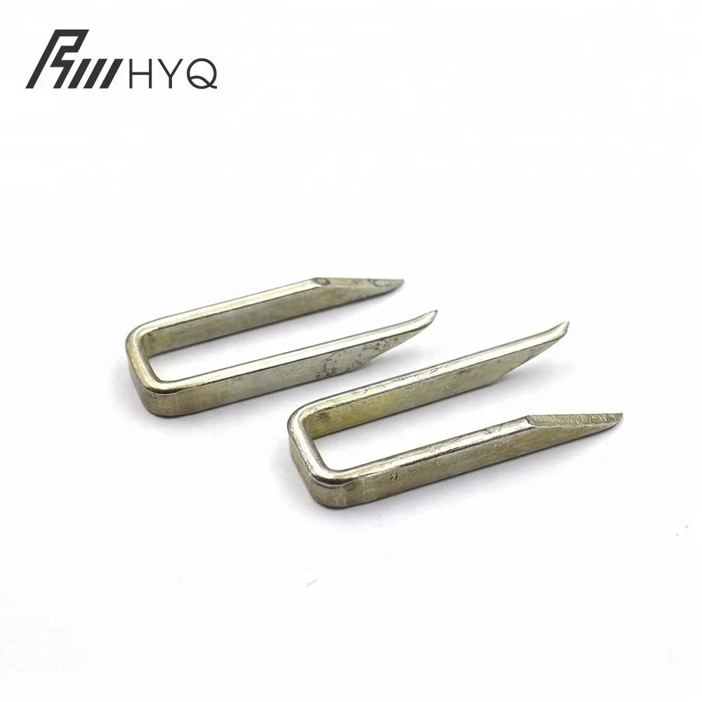 factory supply sharp point barbed fence staple u type nails