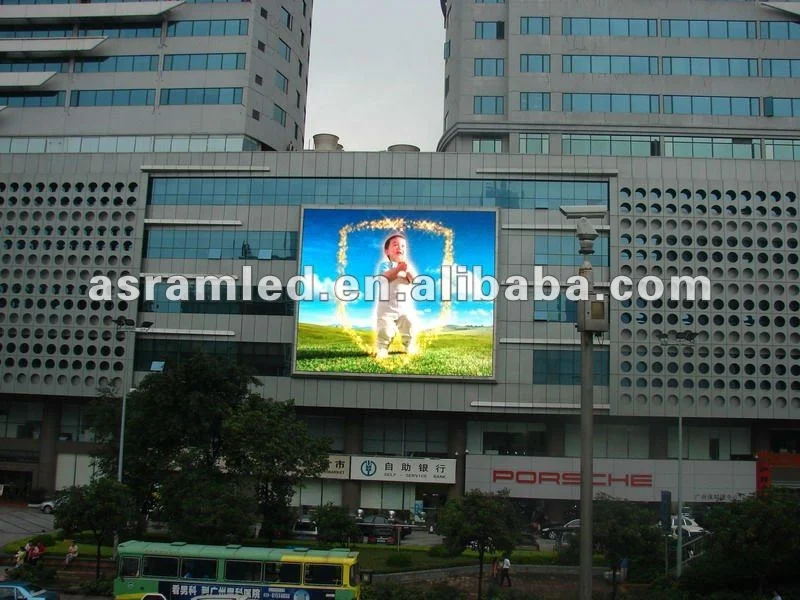 High quality 10mm Pixels full Color hd led video display screen with good price