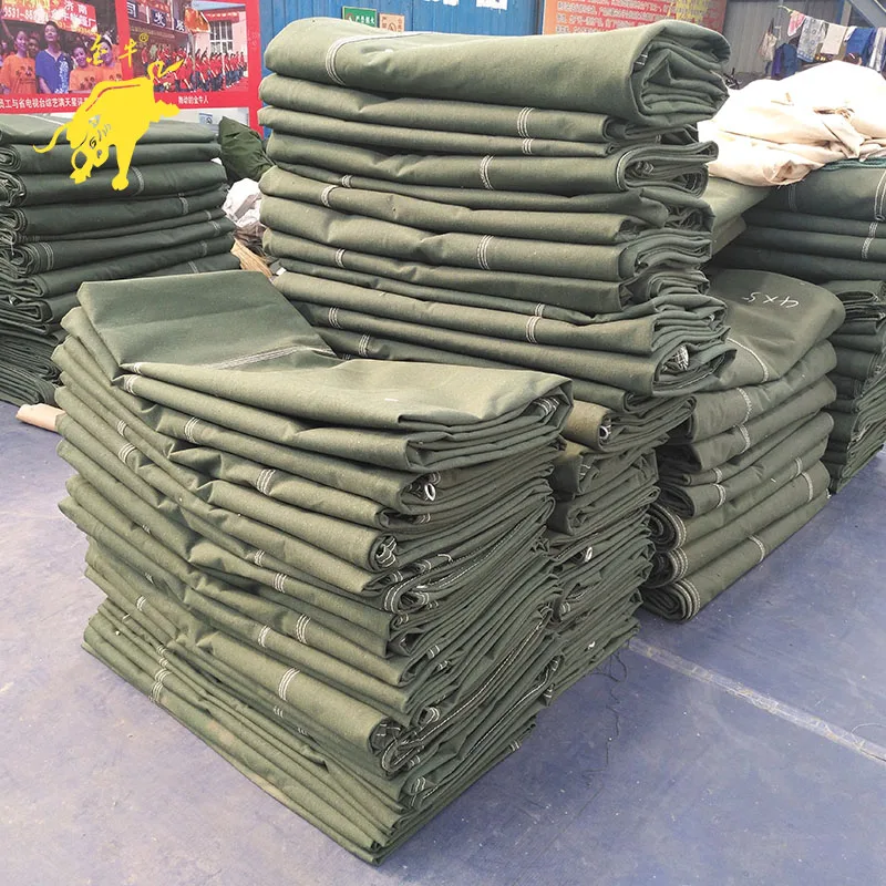 
waterproof canvas tarpaulin 50/50 poly cotton 