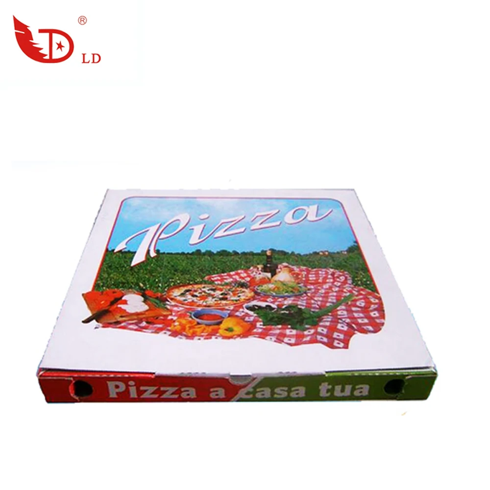 
Octagon cheap different colors pizza box corrugated paper box of pizza for delivery 