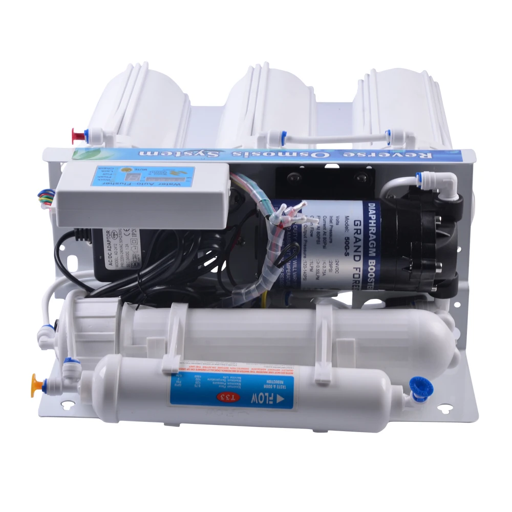 5 stage auto flush controller water filtration NW-RO50-D1