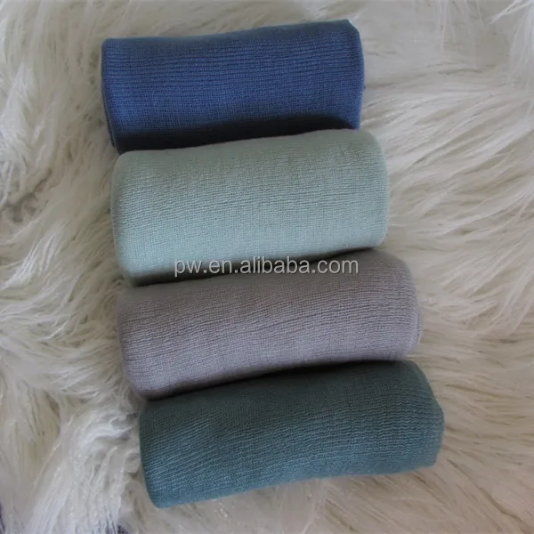 Newborn stretch knit Jersey Fabric Layer Wrap Baby Swaddle blanket Cocoon Photography Props