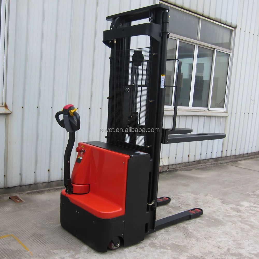 Powered Pedestrian 3m Lifting Battery Full Electric Pallet Stacker