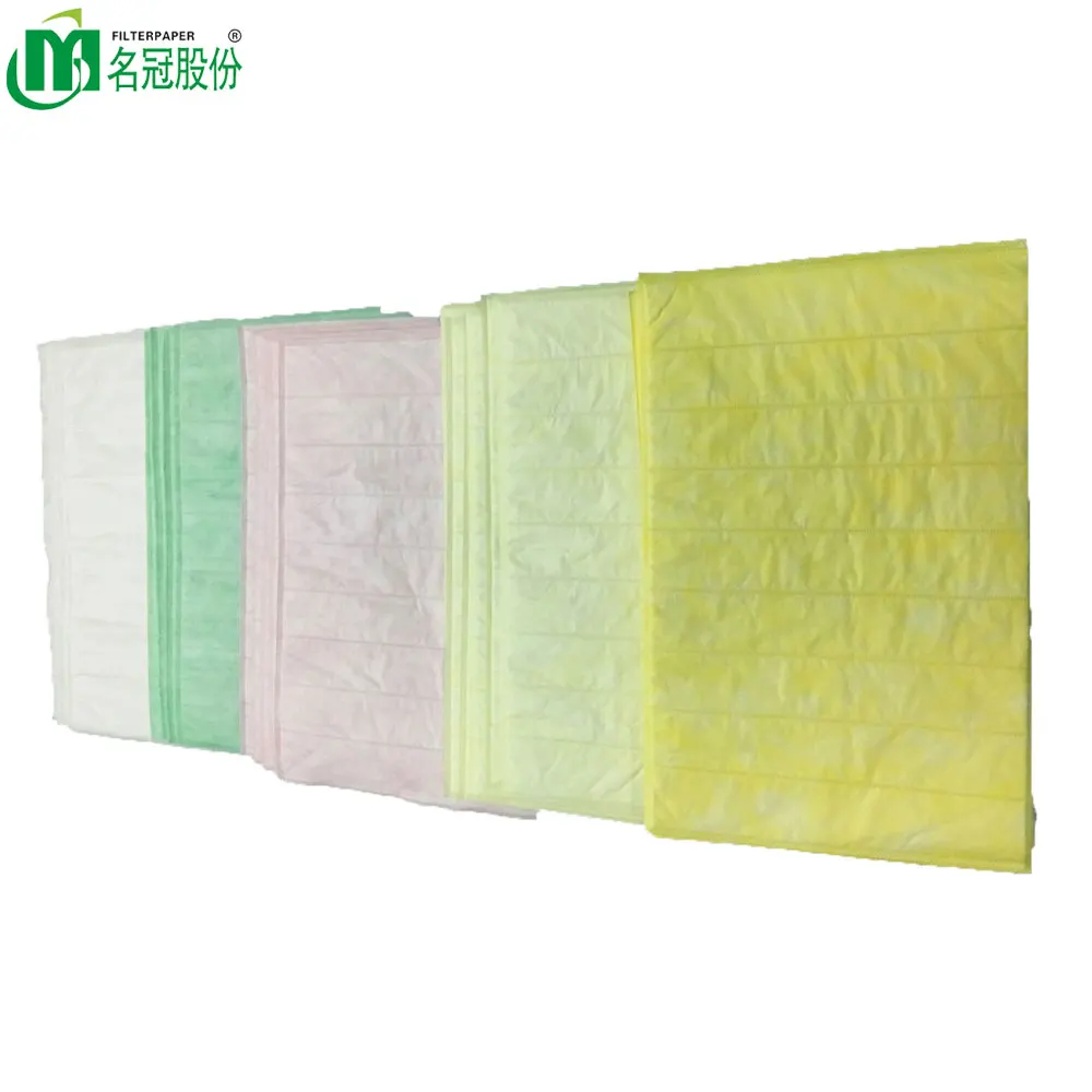 F8 high air permeability dust holding medium efficiency bag filter media