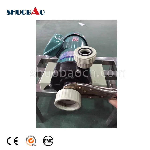 SHUOBAO Excellent circulation PP material paper magnetic pump filter for water treatment plant
