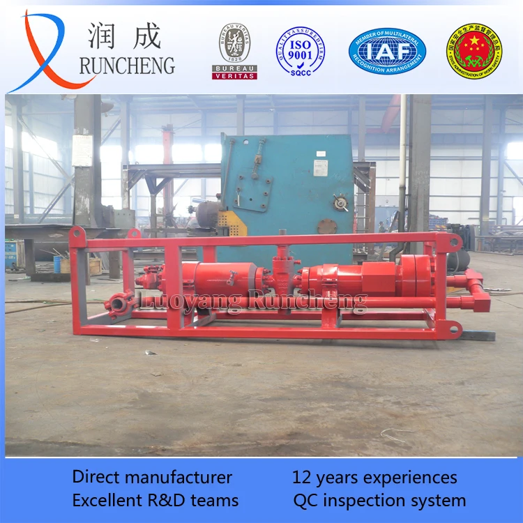 well test equipment wellhead riffler high pressure oil well sand catcher
