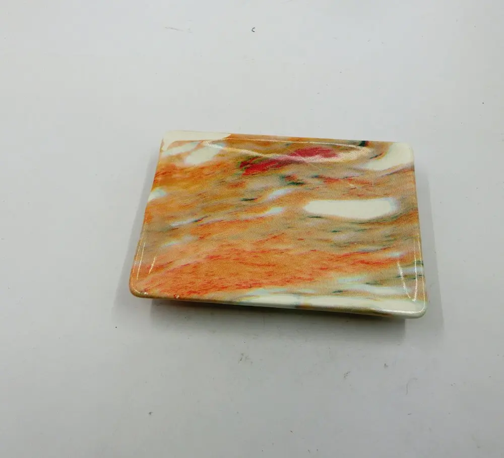Wholesale square Ceramic Marble Jewelry Dish Trinket Tray