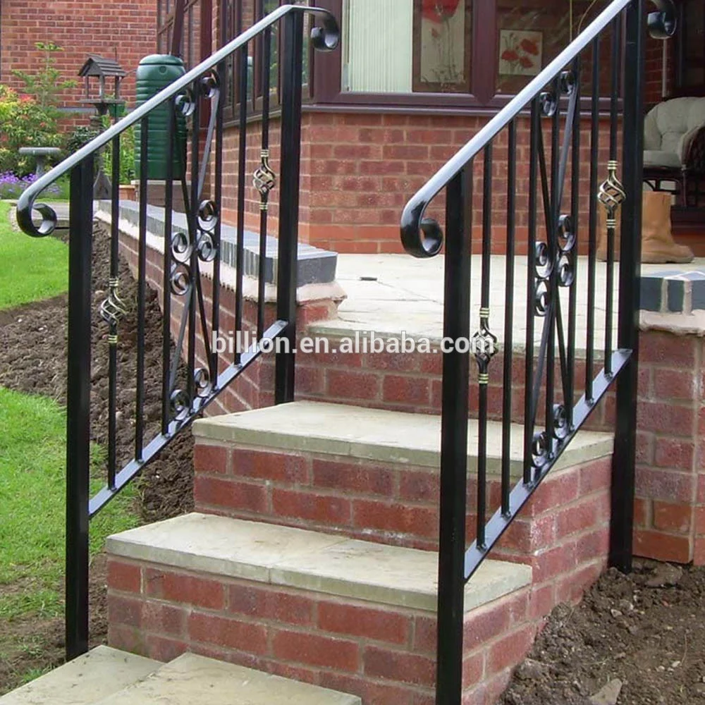wrought iron metal stair spindle components elements for staircase railing balustrade handrail gate fence