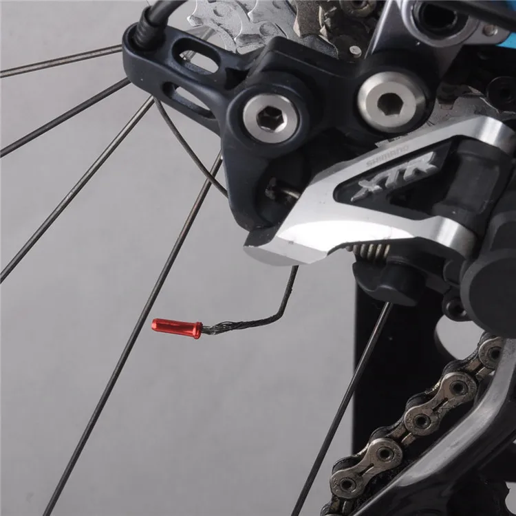 YOUME Aluminum Alloy Cycling Bike Brake Cable Cover Bicycles Derailleur Shift Cable End Bike Inner Wire Casing