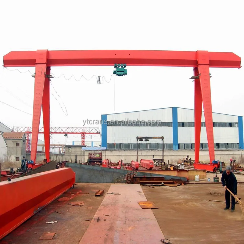 MH Type Single Girder Electric Hoist 10 ton Gantry Crane Price