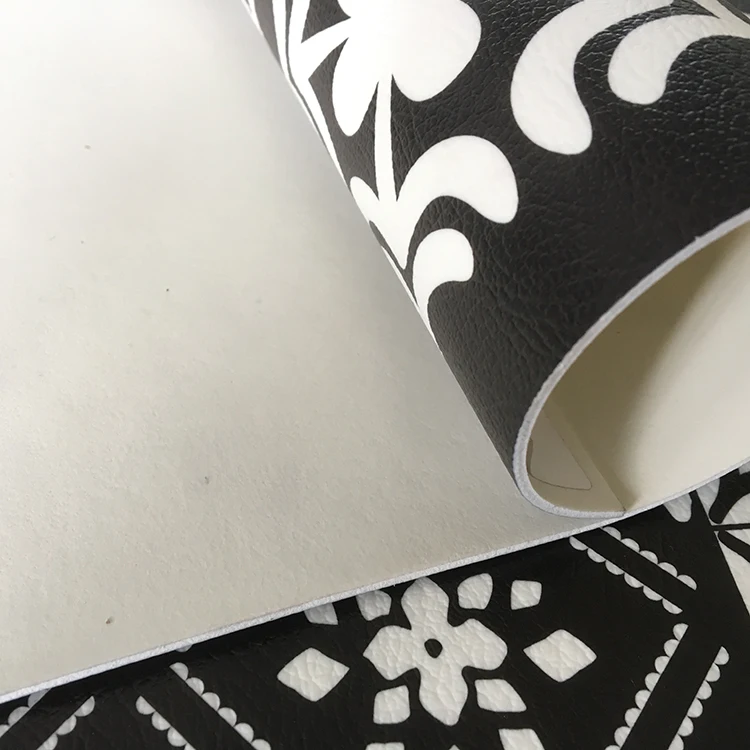 Hot Sale PVC Vinyl Rugs Carpet for Home and Outdoor with Ivory Barcelona Tile Printing