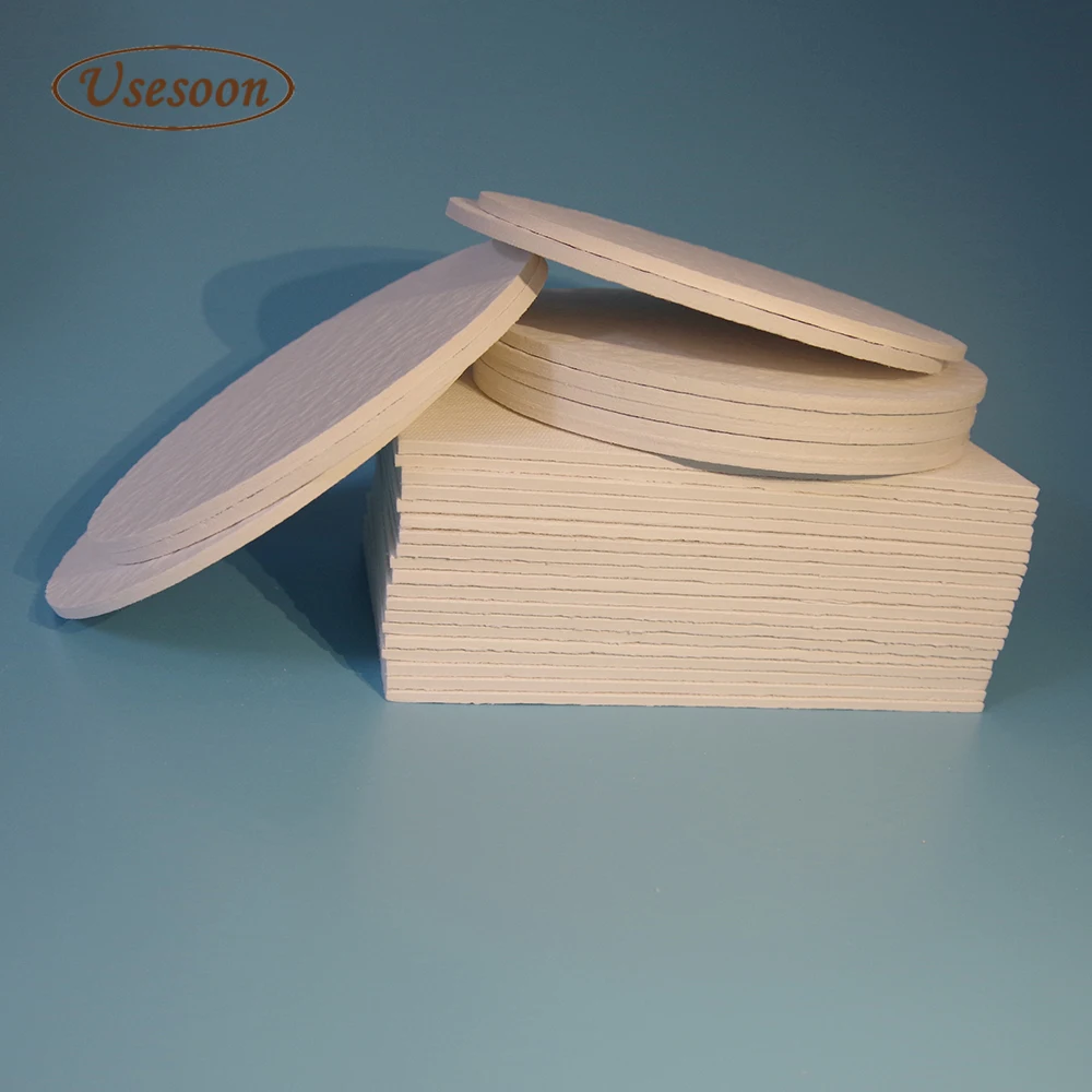 Wine Beer Oral liquid Biopharmaceutical Filter Pads for Filter Press Machine 40 Micron Filter Paper