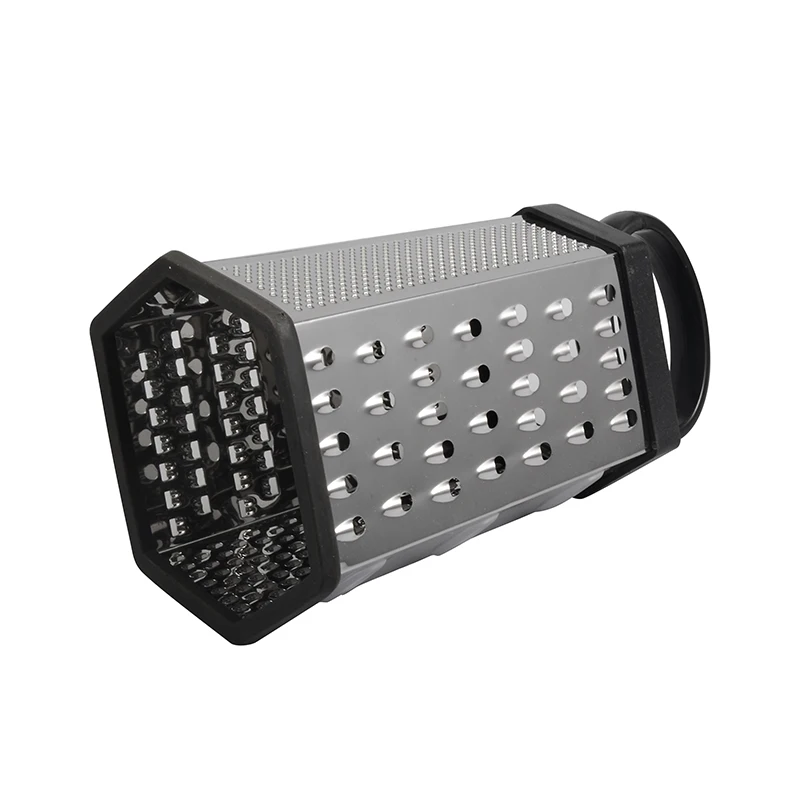
Amazon Hot Sale Multi-function 6 sides vegetable stainless steel kitchen cheese anything grater 