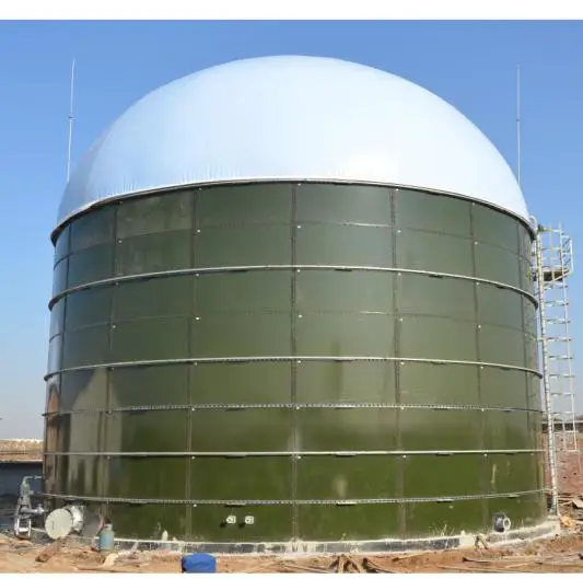 BSL enameled  steel bolted tank for biogas project